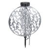 Globo Lampada solare LED Argento, 1-Luce