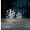 Globo Lampada solare LED Argento, 1-Luce