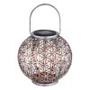 Globo Lampada solare LED Argento, 1-Luce