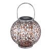 Globo Lampada solare LED Argento, 1-Luce