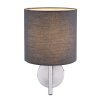 Globo SANNA Applique Antracite, 1-Luce