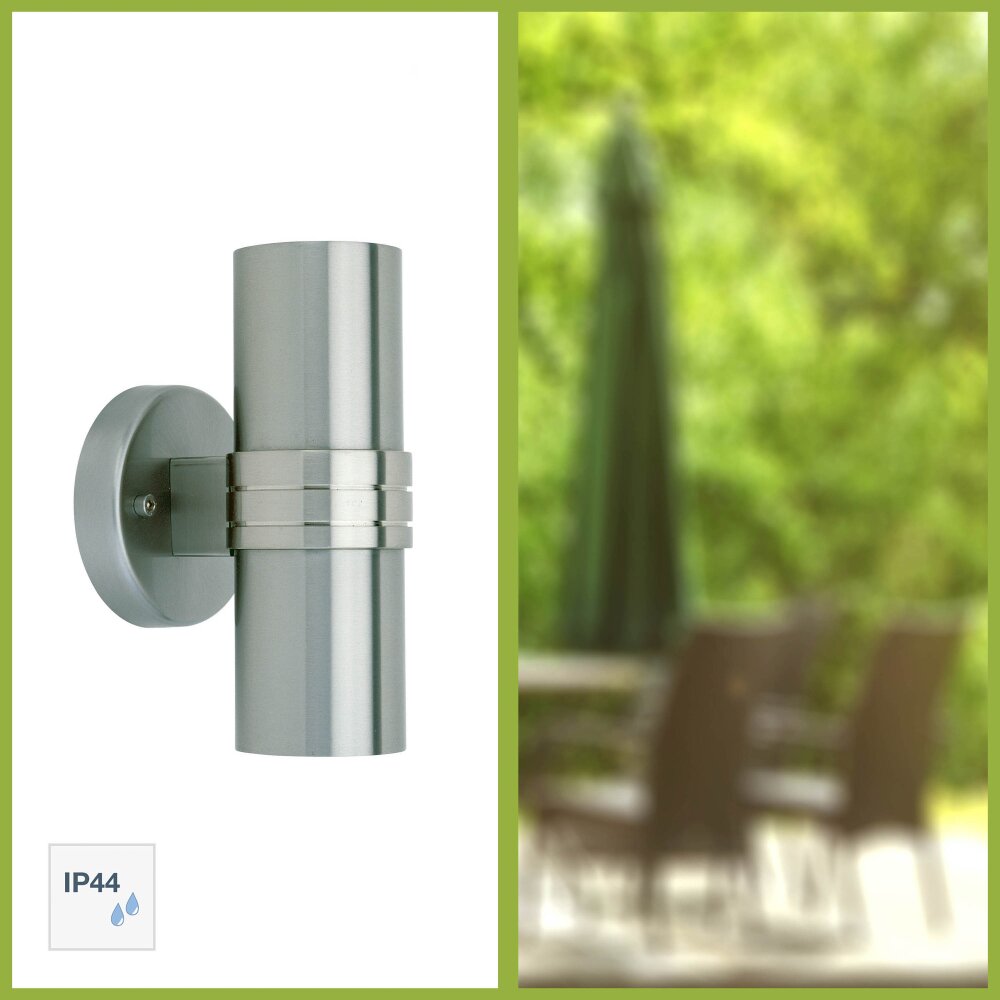 Brillliant Hanni Applique da esterno Argento, 2-Luci main product photo