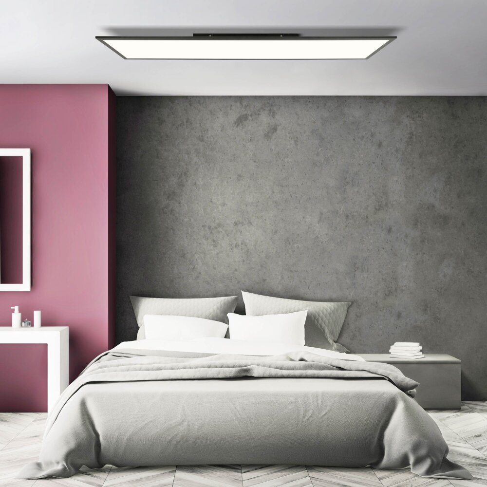 Brilliant Buffi Plafoniera LED Nero, 1-Luce