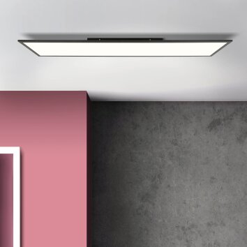 Brilliant Buffi Plafoniera LED Nero, 1-Luce