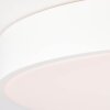 Brillliant Slimline Plafoniera LED Bianco, 1-Luce, Telecomando