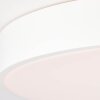 Brillliant Slimline Plafoniera LED Bianco, 1-Luce, Telecomando