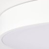 Brillliant Slimline Plafoniera LED Bianco, 1-Luce, Telecomando