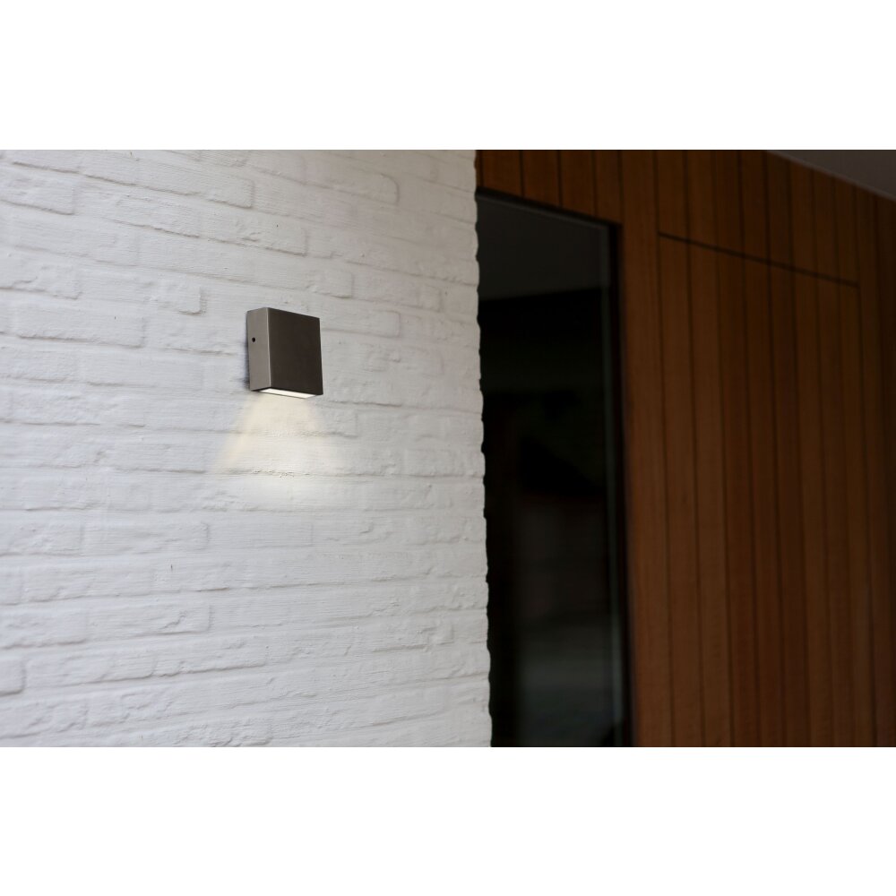 Lutec Gemini XF Applique da esterno LED Acciaio inox, 1-Luce main product photo