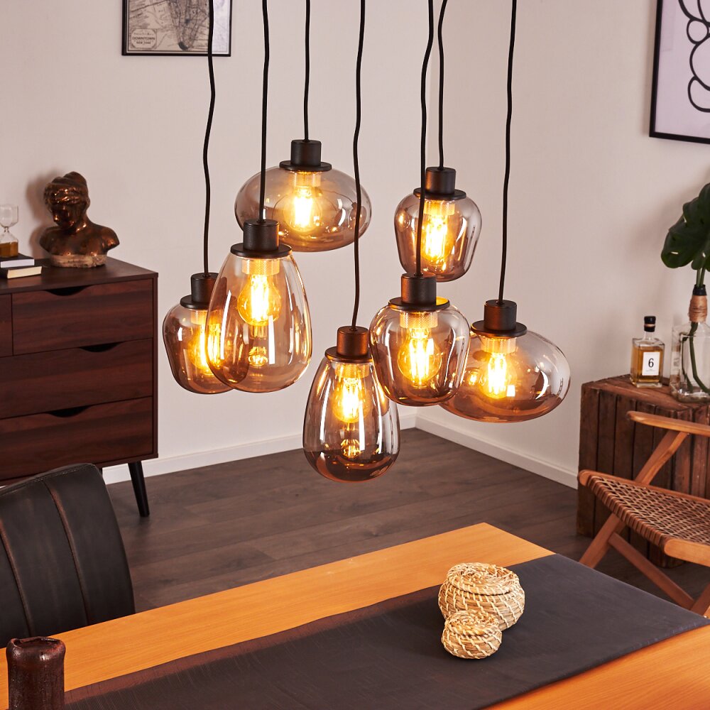 Barnegat Lampada a Sospensione Nero, 7-Luci main product photo