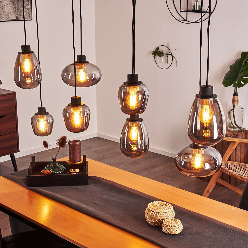 Barnegat Lampada a Sospensione Nero, 8-Luci main product photo