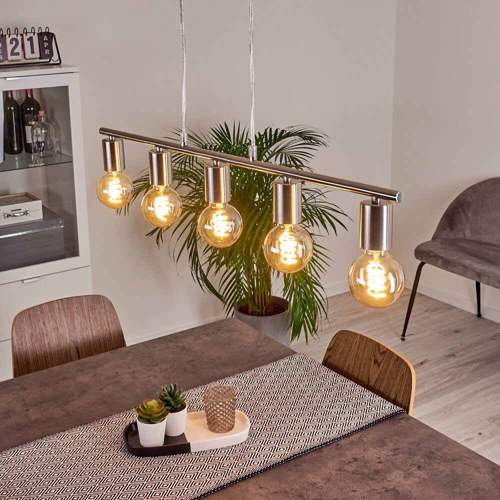 Tulla Lampada a Sospensione Nichel opaco, 5-Luci main product photo