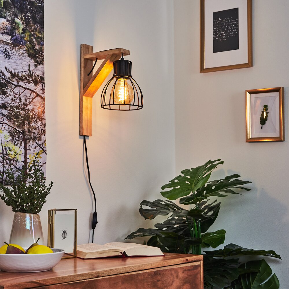 Sunnyvale Applique Legno chiaro, 1-Luce main product photo