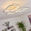 Marcus Plafoniera LED Argento, 1-Luce