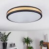 Kirtland Plafoniera LED Oro, Nero, 1-Luce