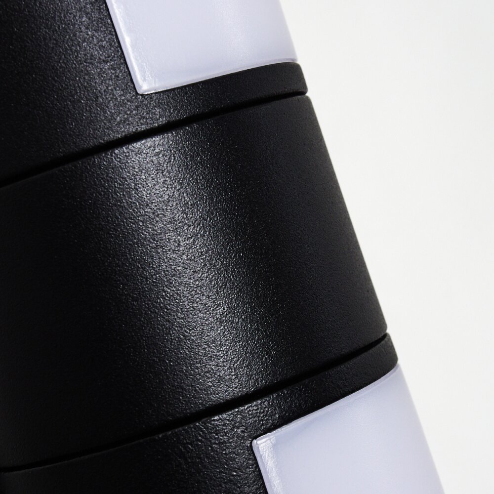 Baulund Applique da esterno LED Nero, 1-Luce