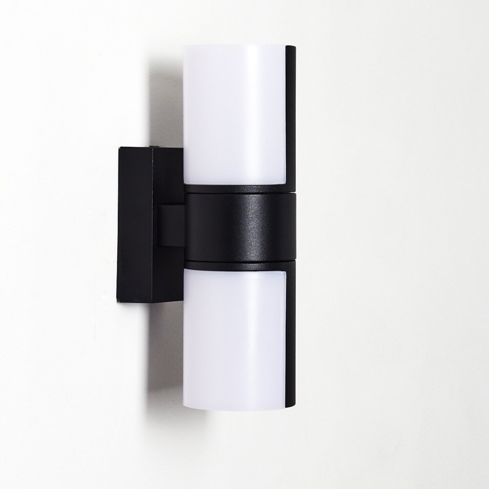 Baulund Applique da esterno LED Nero, 1-Luce