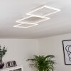 Pourao Plafoniera LED Bianco, 1-Luce