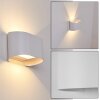 Everton Applique da esterno LED Bianco, 2-Luci