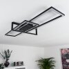 Omega Plafoniera LED Nero, 1-Luce