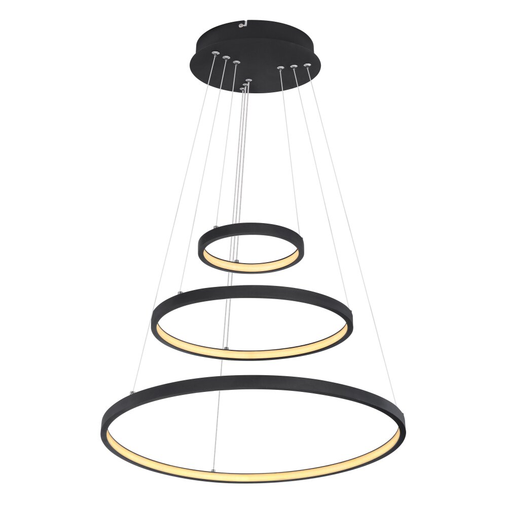 Globo RALPH Lampadario a sospensione LED Nero, 1-Luce main product photo