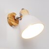 Banjul Applique Legno chiaro, Bianco, 1-Luce