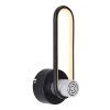 Globo TOPPOLE Applique LED Nero, 1-Luce