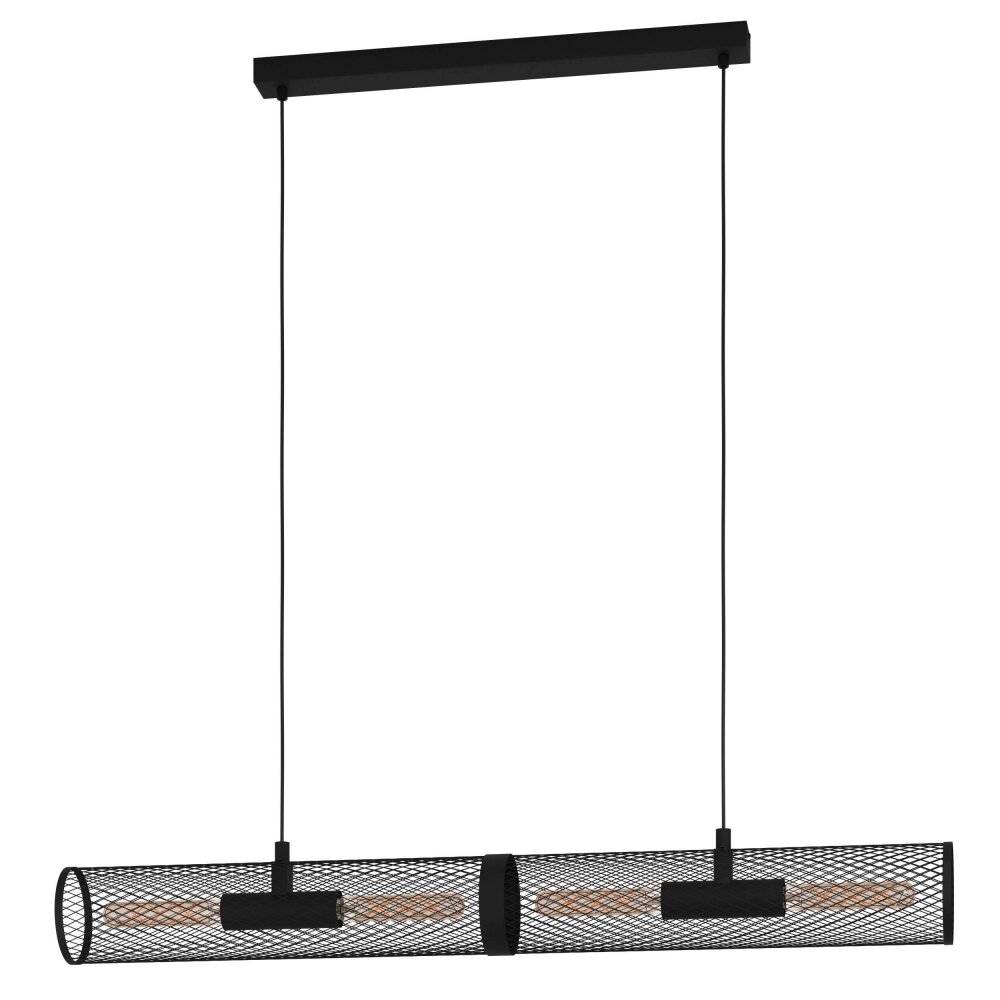 Eglo REDCLIFFE Lampadario a sospensione Nero, 4-Luci main product photo
