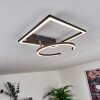 Frederick Plafoniera LED Nero, Bianco, 1-Luce