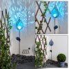 Rovinj Lampada solare LED Blu, Argento, 1-Luce