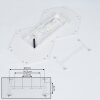 Fanebal Plafoniera LED, 1-Luce