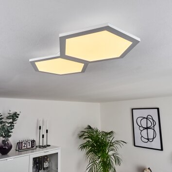 Fanebal Plafoniera LED Bianco, 1-Luce