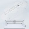 Fanebal Plafoniera LED Bianco, 1-Luce