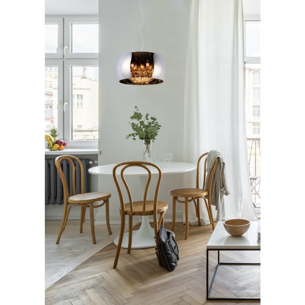 Lucide PEARL Lampadario a sospensione Cromo, 5-Luci main product photo