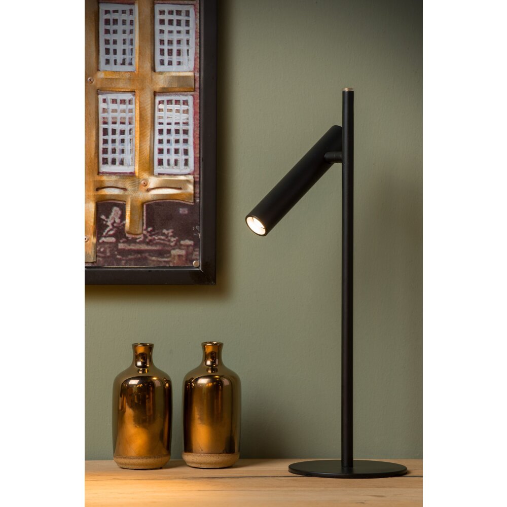 Lucide PHILON Lampada da tavolo LED Nero, 1-Luce main product photo