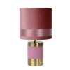 Lucide FRIZZLE Lampada da tavolo Ottone, Fucsia, 1-Luce