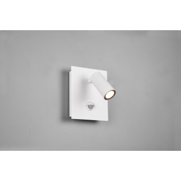 Trio Tunga Applique da esterno LED Bianco, 1-Luce, Sensori di movimento