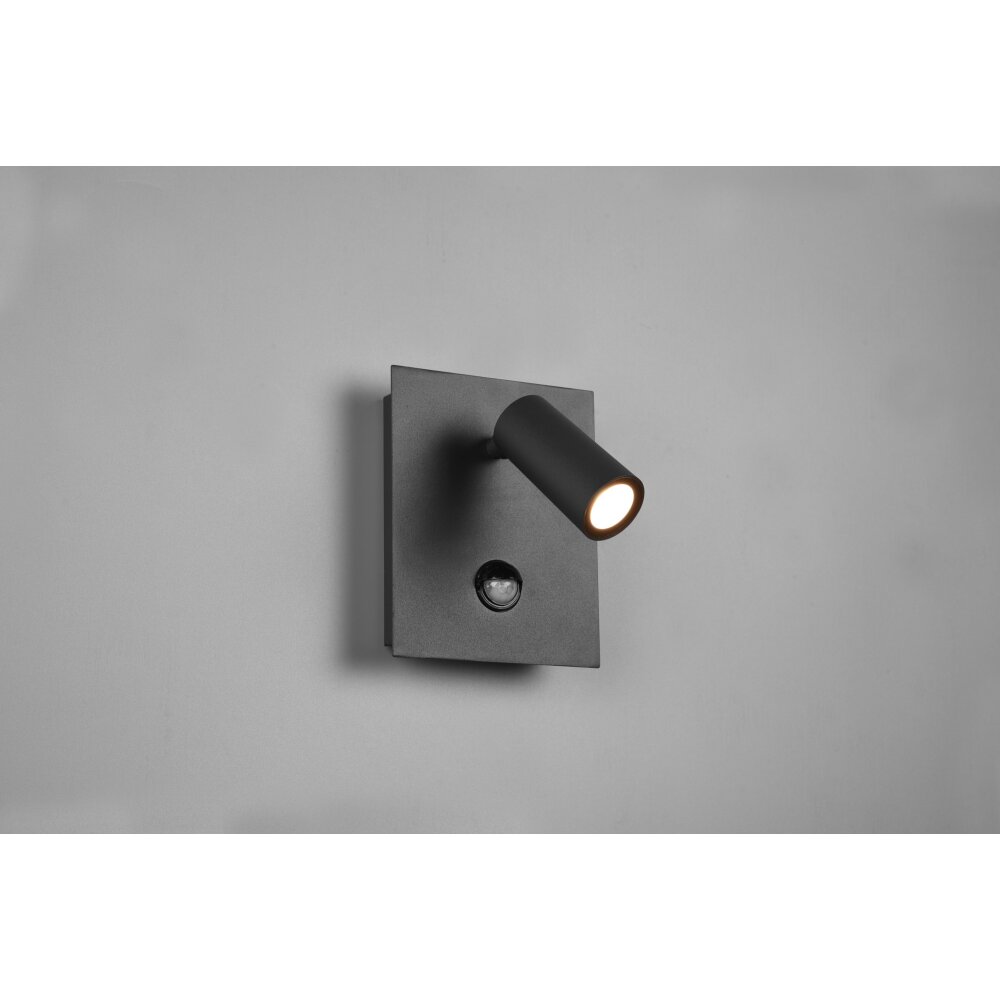 Trio Tunga Applique da esterno LED Antracite, 1-Luce, Sensori di movimento main product photo