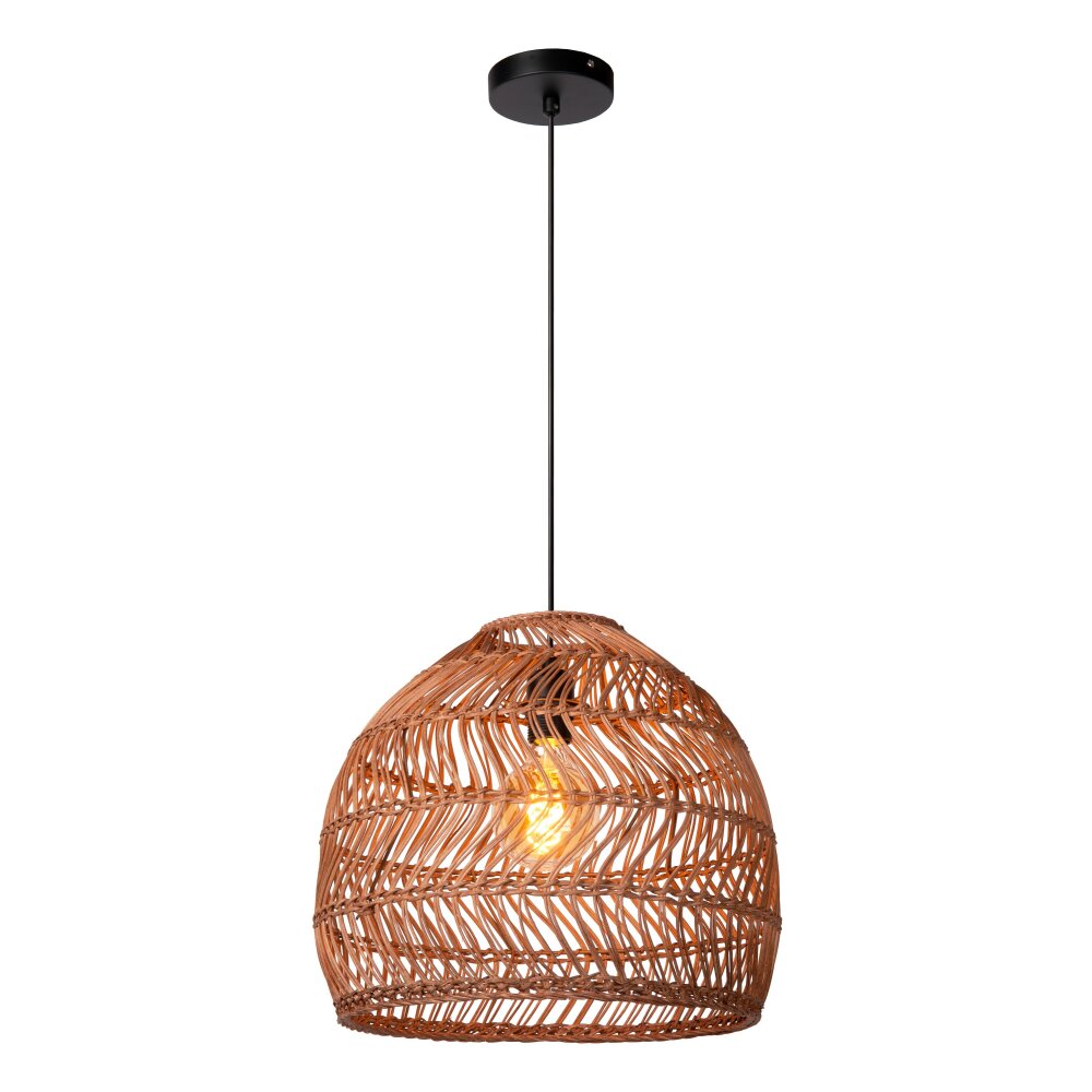 Lucide MOLOKO Lampadario a sospensione Nero, 1-Luce main product photo