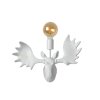 Lucide MOOSE Applique Bianco, 1-Luce