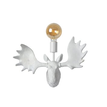 Lucide MOOSE Applique Bianco, 1-Luce