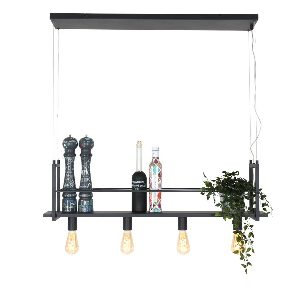 Steinhauer Buckley Lampada a Sospensione Acciaio inox, 4-Luci