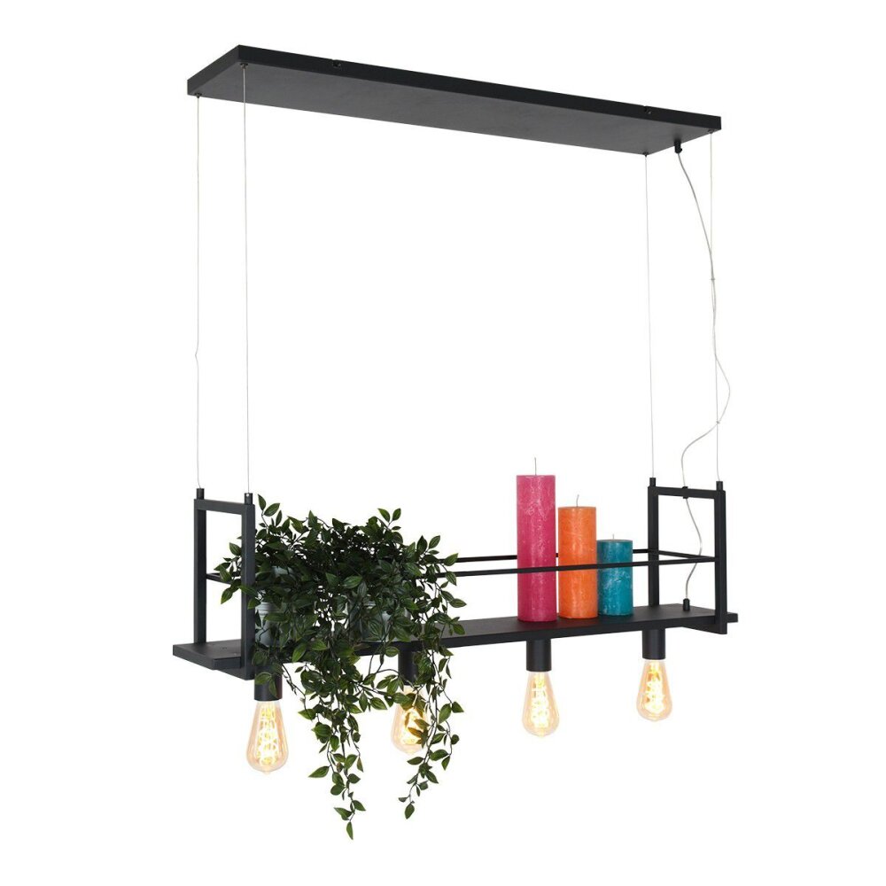 Steinhauer Buckley Lampada a Sospensione Acciaio inox, 4-Luci