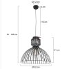 Steinhauer Dunbar Lampada a Sospensione Nero, 1-Luce