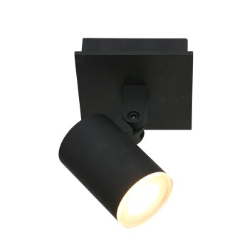 Steinhauer Points noirs Plafoniera LED Nero, 1-Luce