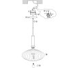 Steinhauer Aureole Lampada a Sospensione Nero, 1-Luce