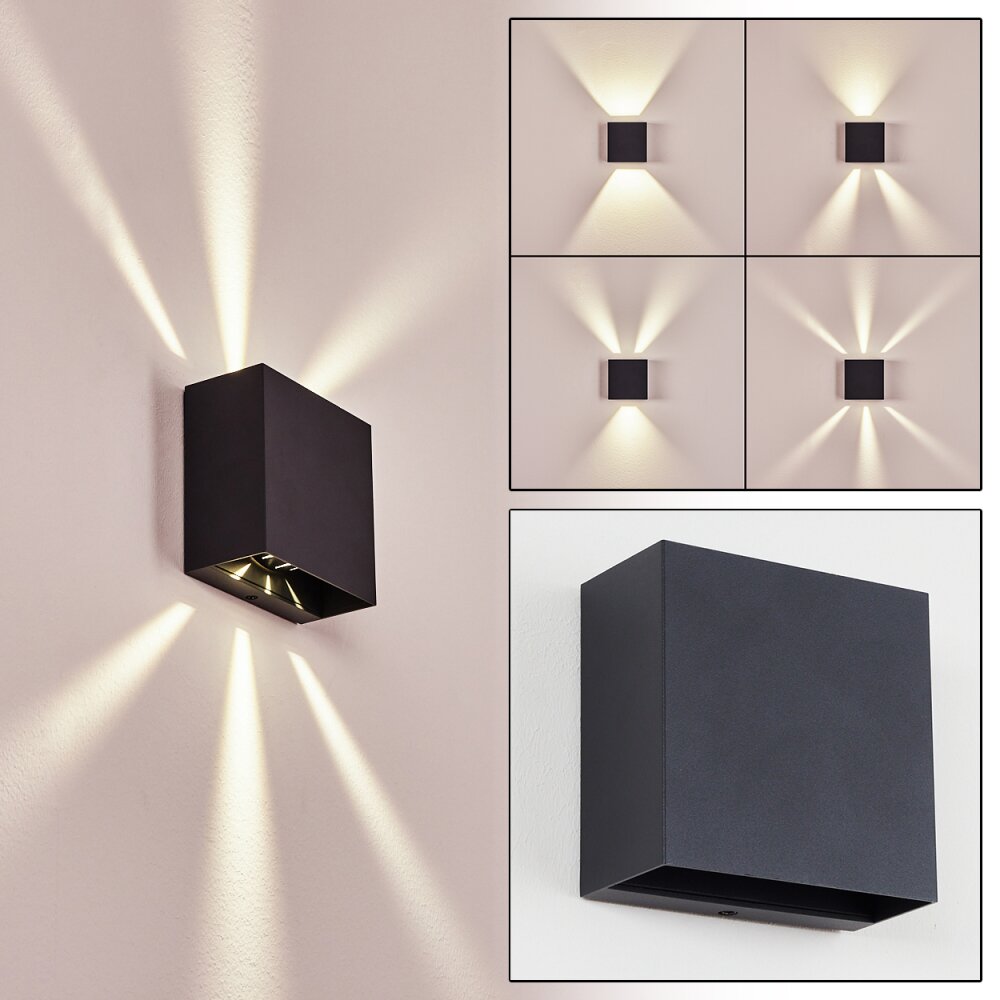 Spidern Applique da esterno LED Antracite, 1-Luce main product photo
