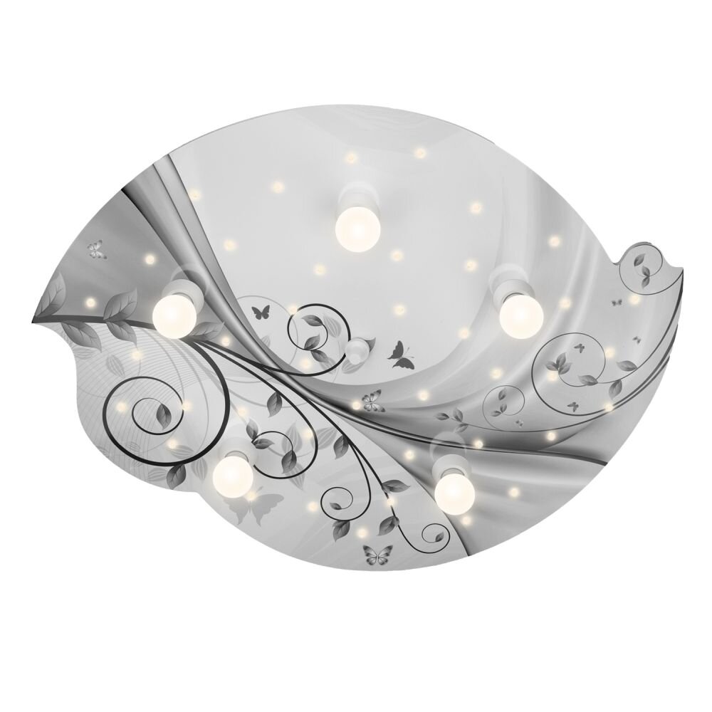 Elobra SARAH PHANTASIE Plafoniera Argento, 5-Luci main product photo