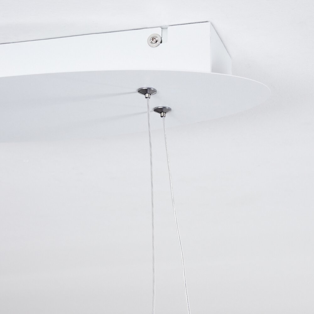 Pitasch Lampadario a sospensione LED Bianco, 1-Luce