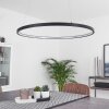 Calcium Lampadario a sospensione LED Nero, 1-Luce