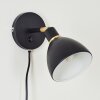 Nabounay Applique Ottone, Nero, 1-Luce